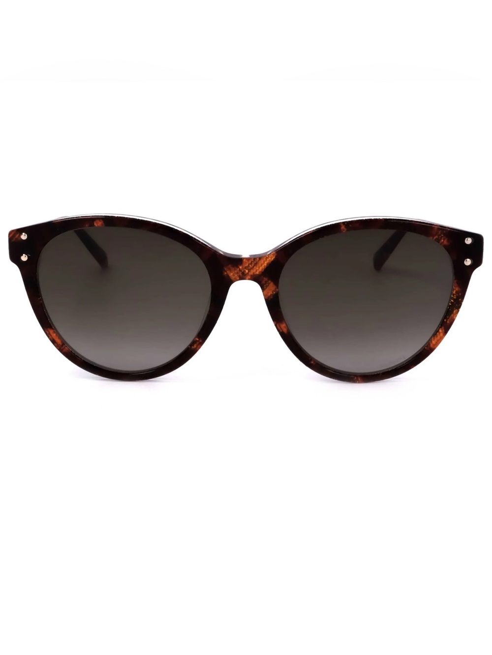 Missoni Brown Tortoise Zig Zag Print Cat Eye Sunglasses New without tags
